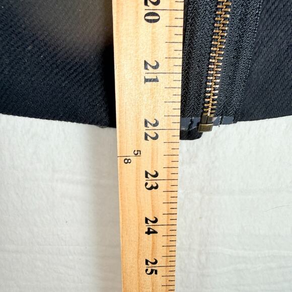 Coldwater Creek Womens Size P 10 Asymmetrical Zip Black Moto Jacket Edgy Modern - Picture 5 of 6